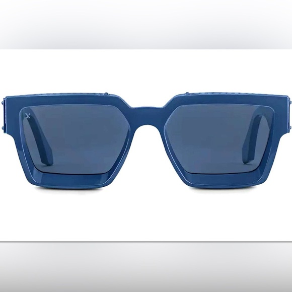 Louis Vuitton 1.1 Millionaire Navy Blue Monogram Sunglasses w Box - Picture 3 of 12